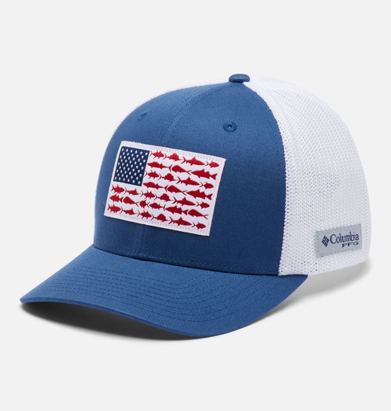 czapka z daszkiem z siatki pfg fish flag
