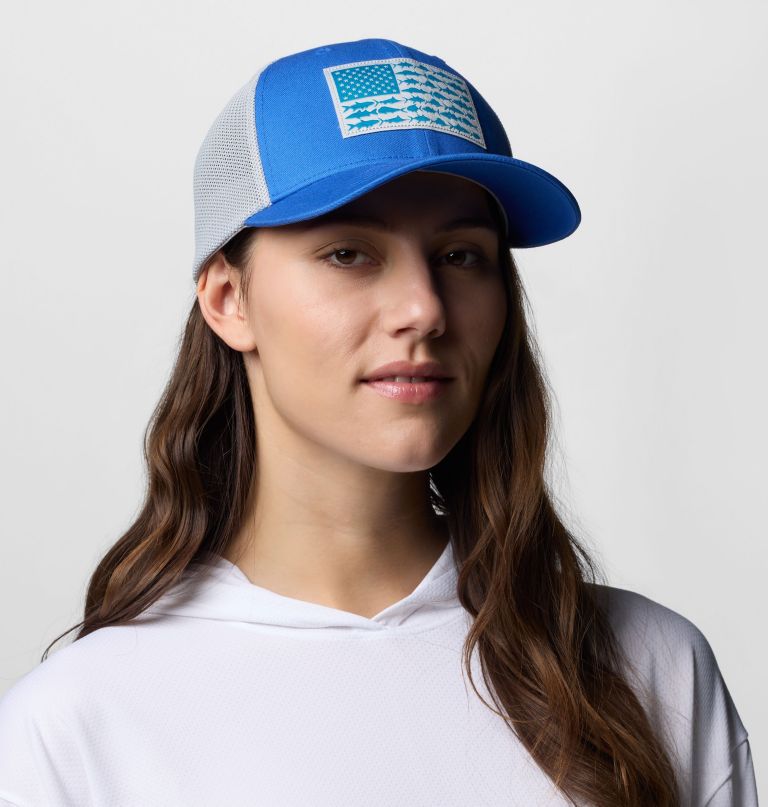 czapka z daszkiem z siatki pfg fish flag