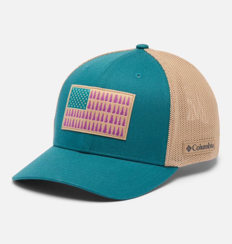 czapka z daszkiem columbia mesh tree flag