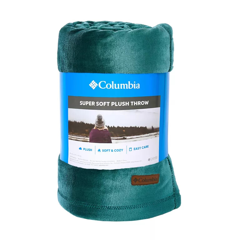 koc pluszowy columbia