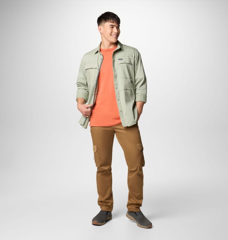 męska koszula z długim rękawem landroamer twill