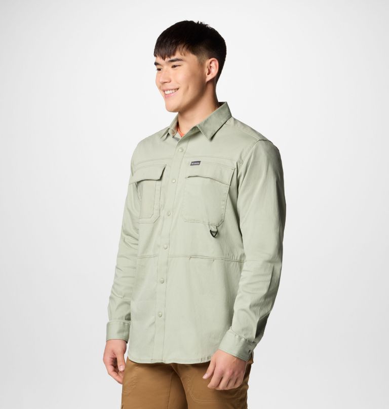 męska koszula z długim rękawem landroamer twill
