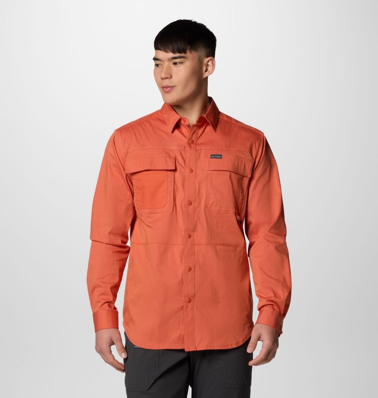 męska koszula z długim rękawem landroamer twill