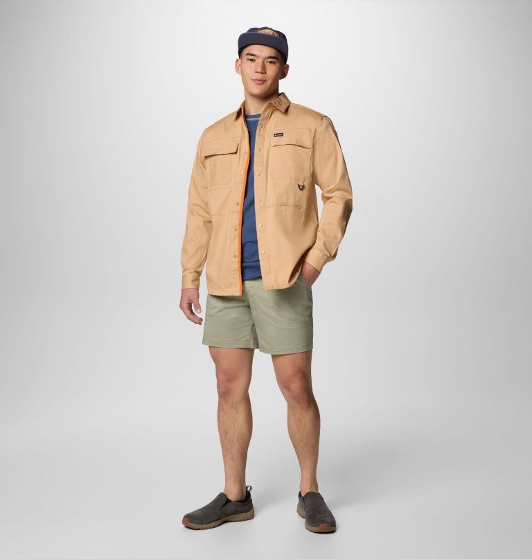 męska koszula z długim rękawem landroamer twill