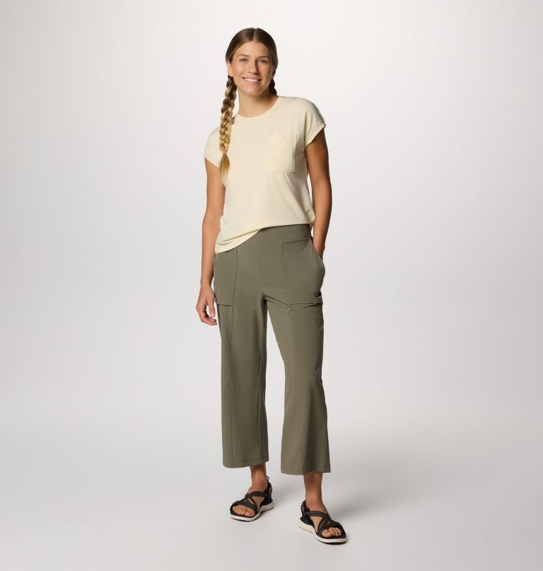 damskie szerokie spodnie capri boundless beauty ii