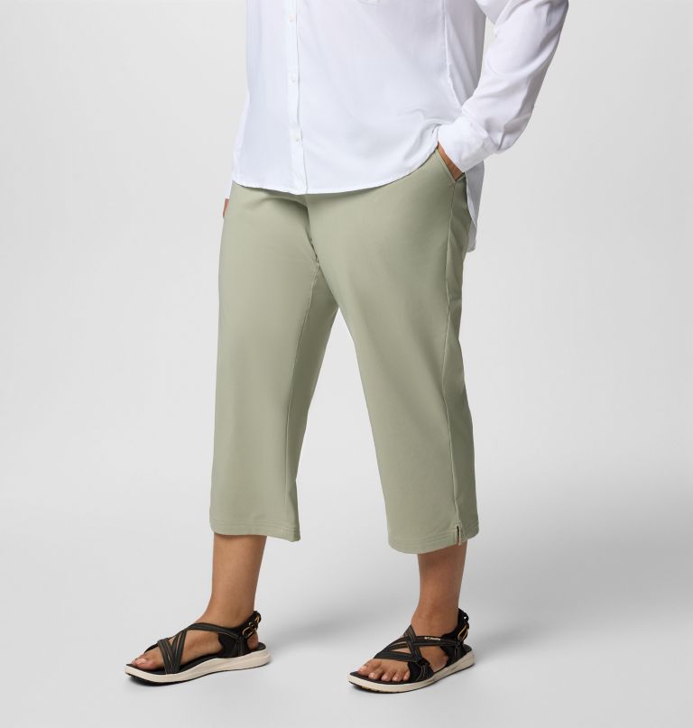 damskie spodnie capri all seasons – duże rozmiary