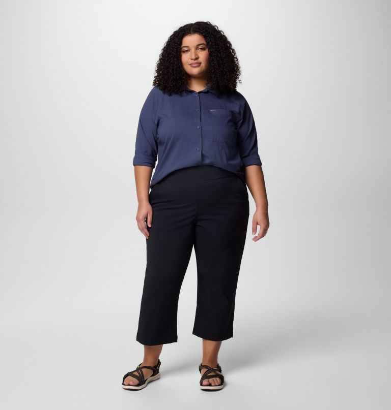 damskie spodnie capri all seasons – duże rozmiary