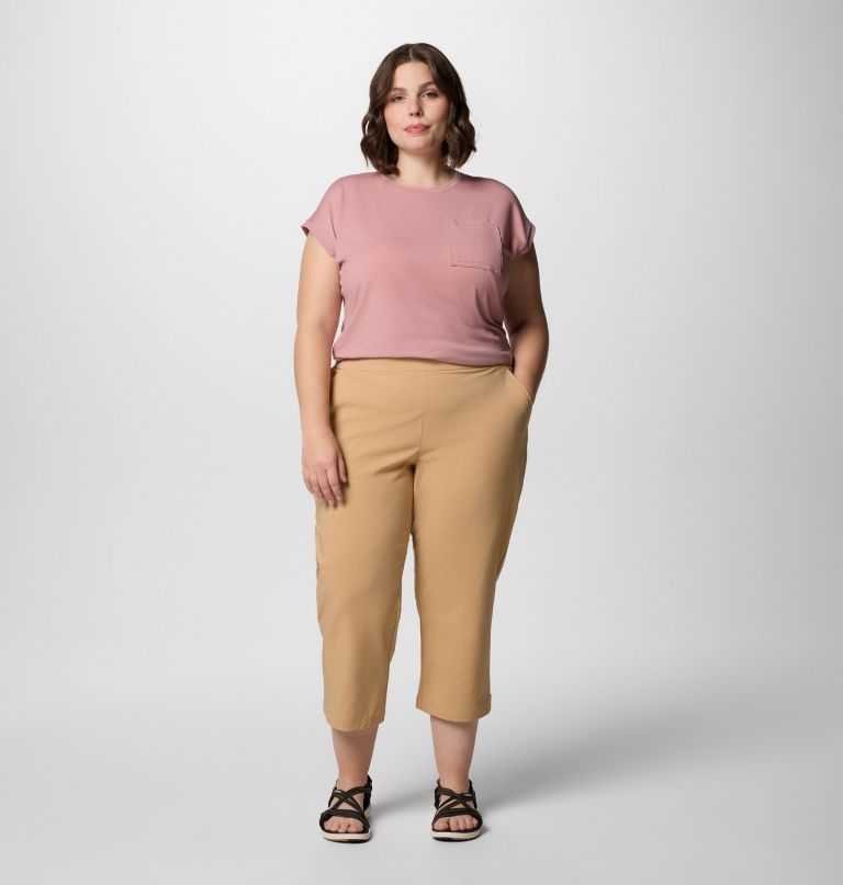 damskie spodnie capri all seasons – duże rozmiary