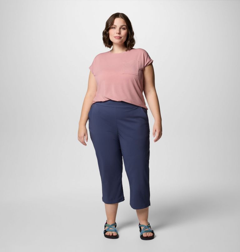 damskie spodnie capri all seasons – duże rozmiary