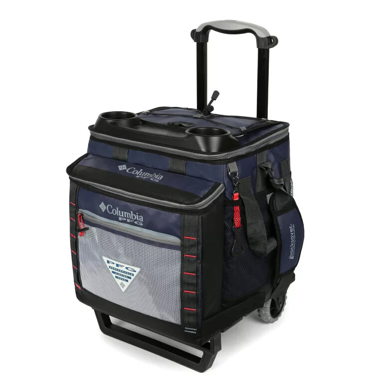 columbia pfg big katuna rolling cooler - pojemność 60 puszek