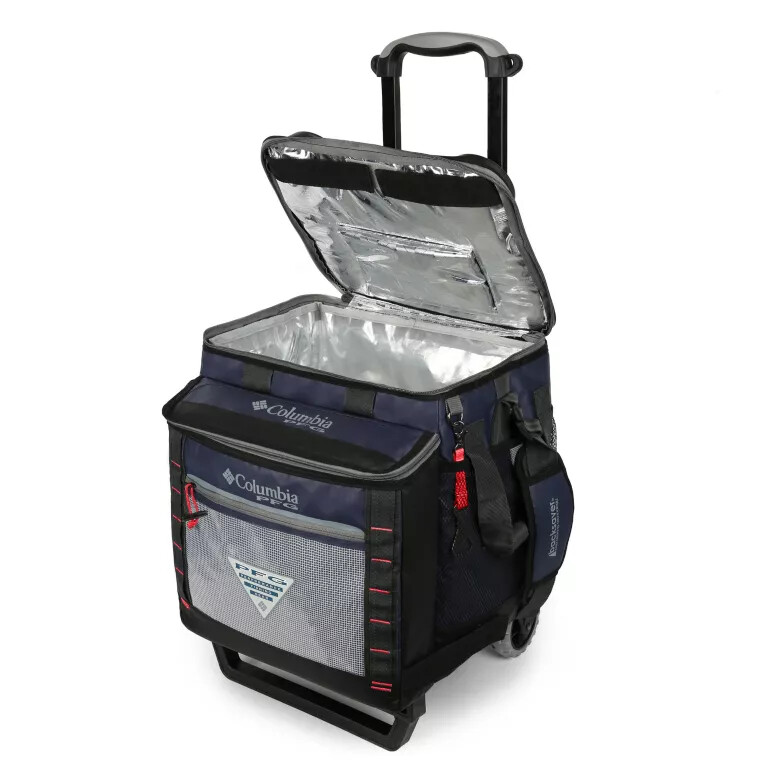 columbia pfg big katuna rolling cooler - pojemność 60 puszek