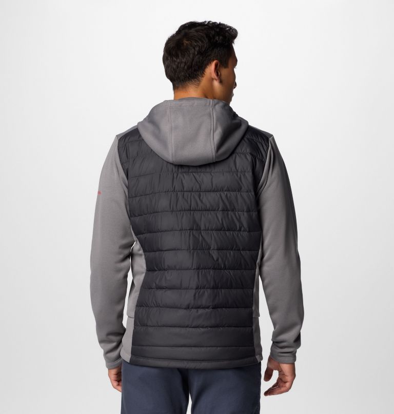 męska bluza z kapturem hybrydowym collegiate out-shield – ohio state