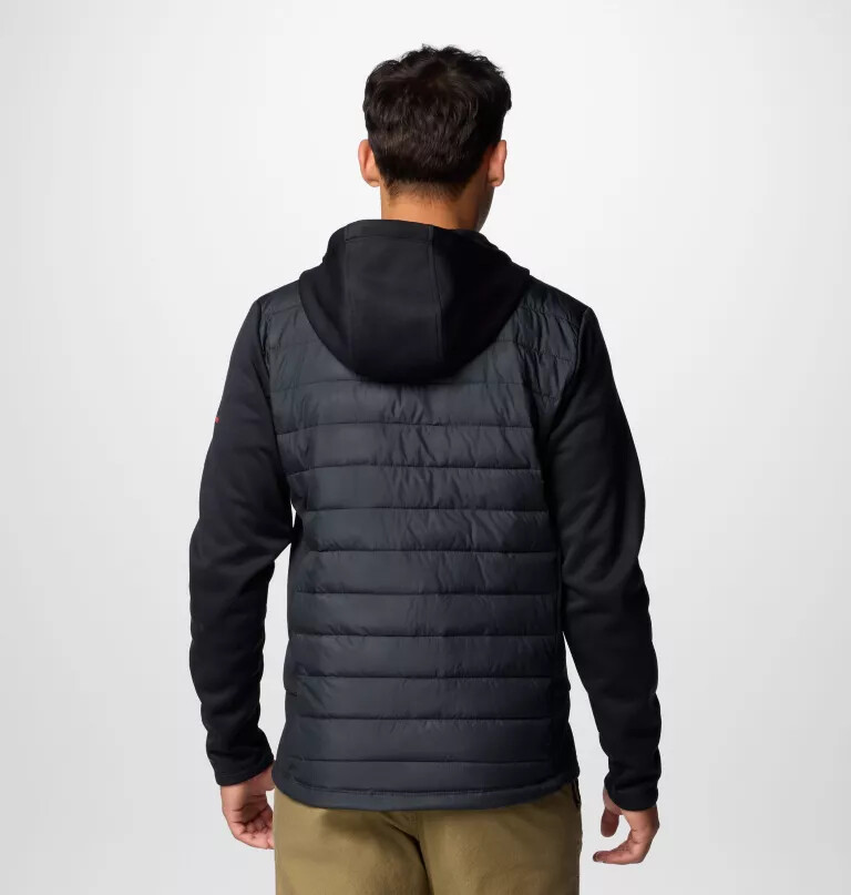 męska bluza z kapturem hybrydowym collegiate out-shield – georgia
