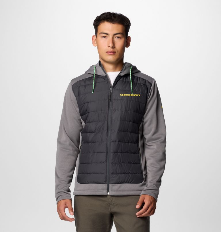 męska bluza z kapturem hybrydowym collegiate out-shield – oregon