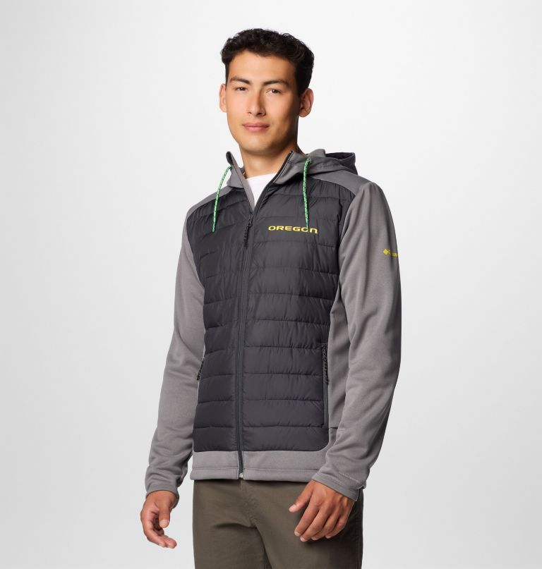męska bluza z kapturem hybrydowym collegiate out-shield – oregon