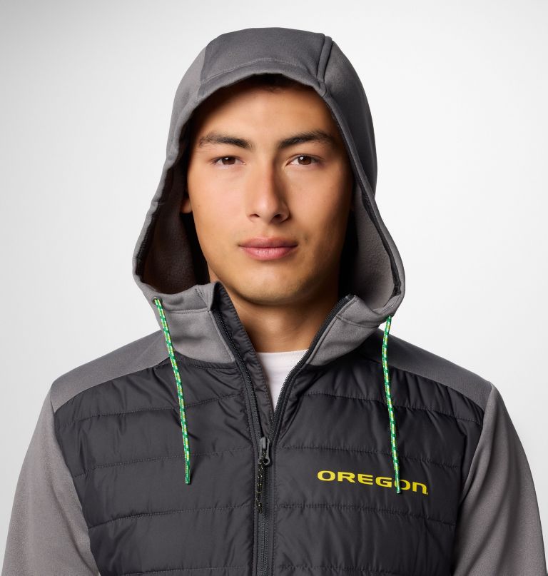 męska bluza z kapturem hybrydowym collegiate out-shield – oregon