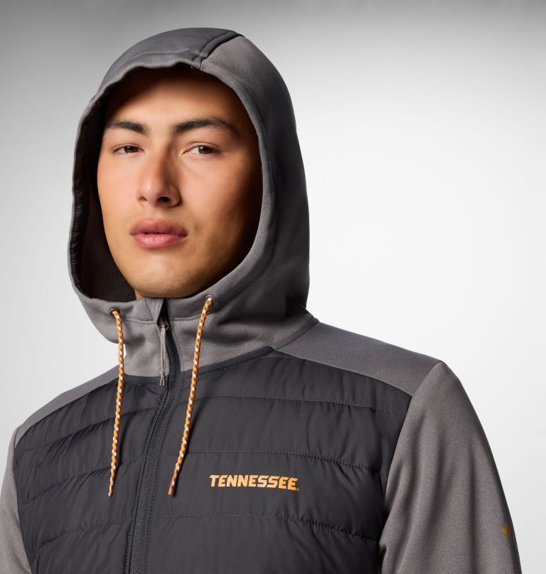 męska bluza z kapturem hybrydowym collegiate out-shield – tennessee