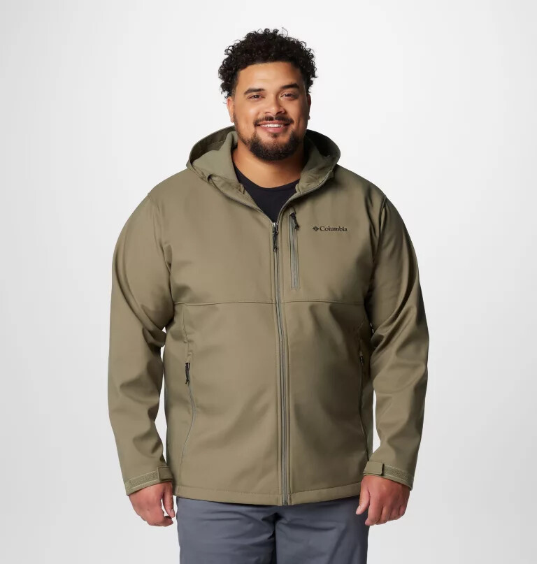 męska kurtka typu softshell z kapturem ascender ii – duża