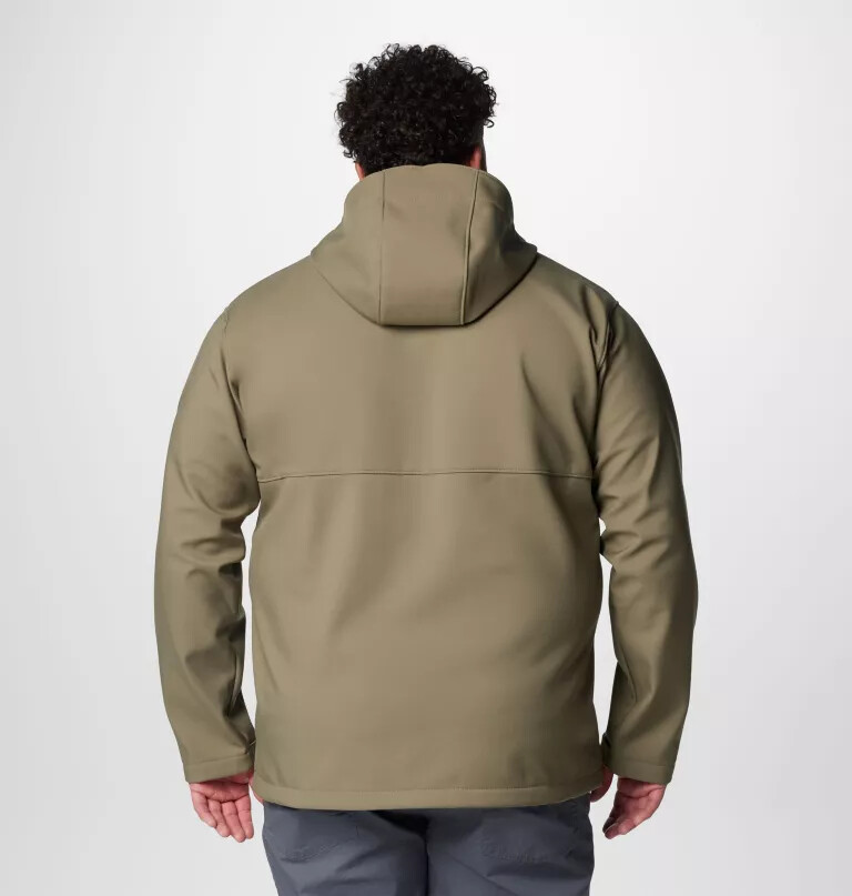 męska kurtka typu softshell z kapturem ascender ii – duża