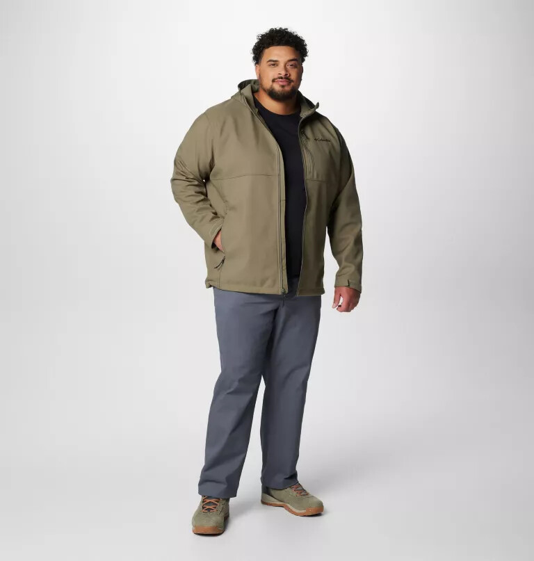 męska kurtka typu softshell z kapturem ascender ii – duża