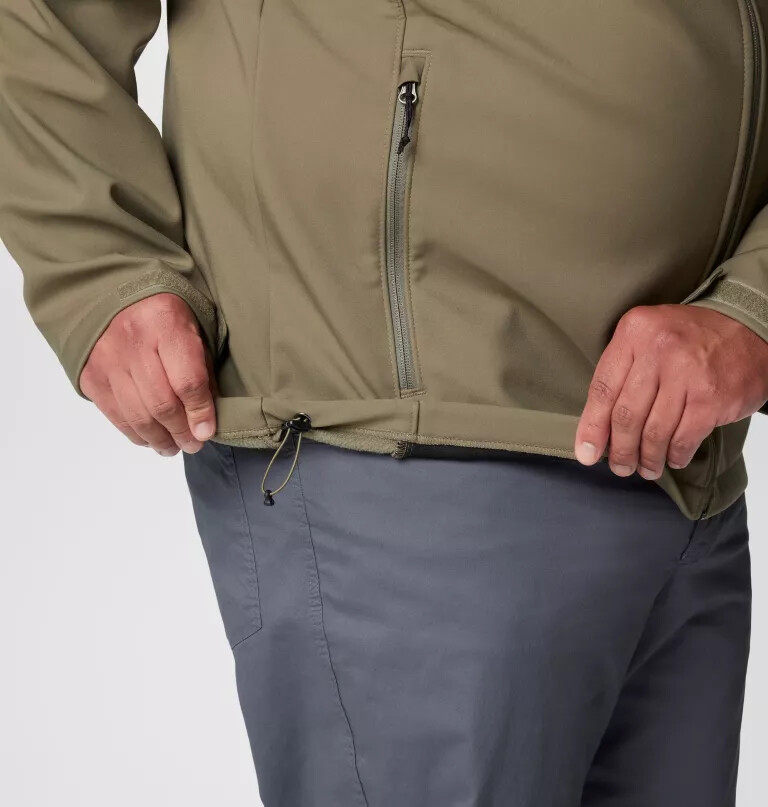 męska kurtka typu softshell z kapturem ascender ii – duża