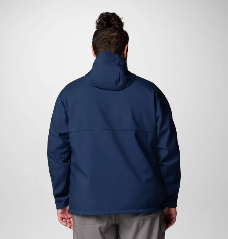 męska kurtka typu softshell z kapturem ascender ii – duża