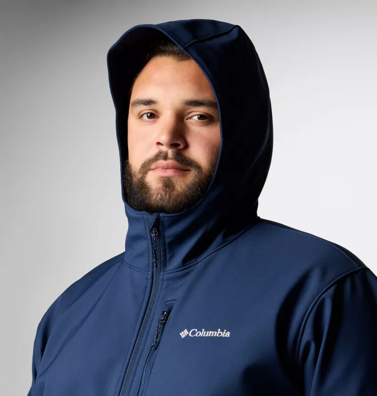 męska kurtka typu softshell z kapturem ascender ii – duża