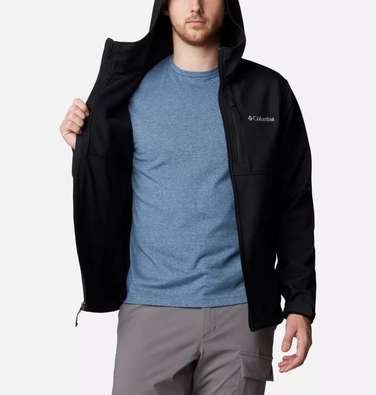 męska kurtka typu softshell z kapturem ascender ii – wysoka
