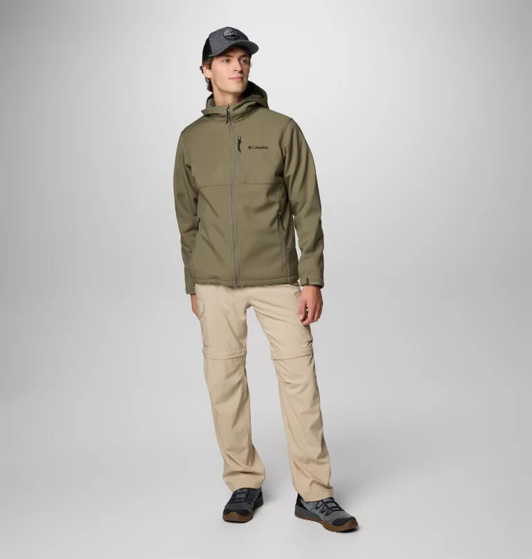 męska kurtka typu softshell z kapturem ascender ii – wysoka