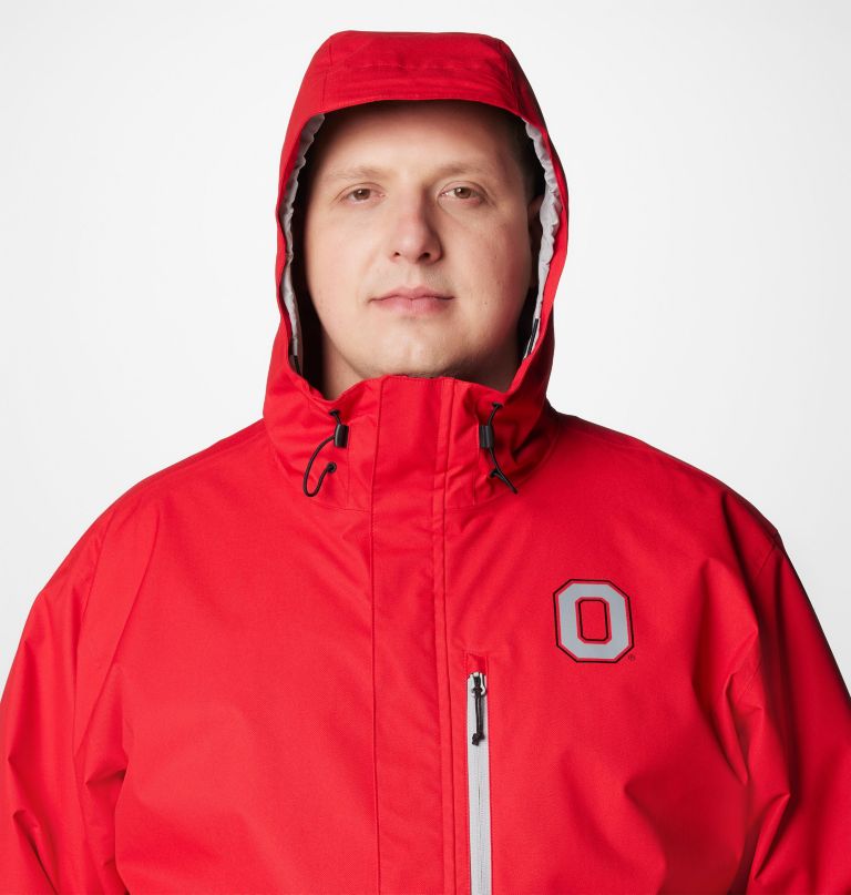 męska kurtka collegiate field bound – ohio state – duża