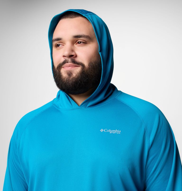męska bluza z kapturem pfg solar stream – duża