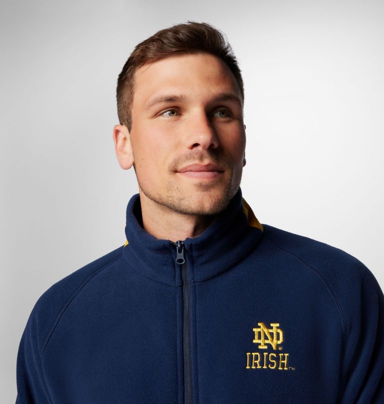 męska kurtka polarowa collegiate flanker iv – notre dame