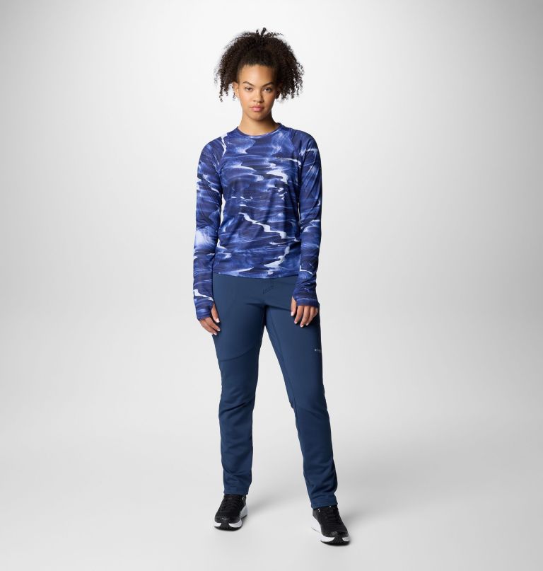 damskie spodnie softshell vast canyon z wysokim stanem