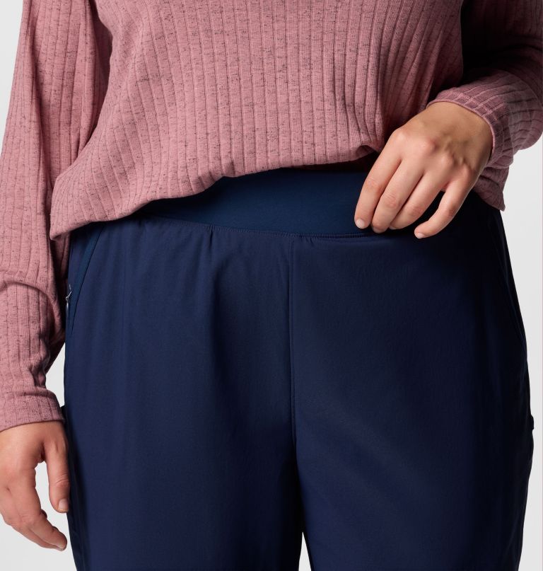 damskie spodnie typu pull-on leslie falls – duże rozmiary