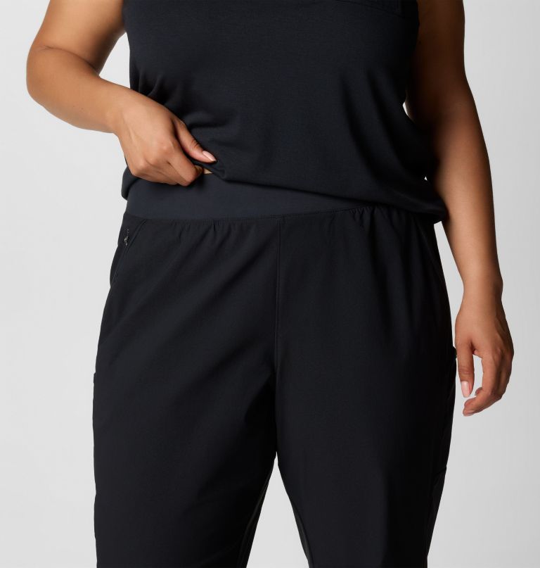 damskie spodnie typu pull-on leslie falls – duże rozmiary
