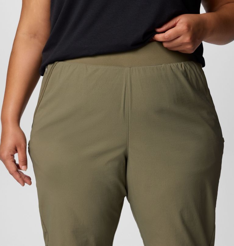 damskie spodnie typu pull-on leslie falls – duże rozmiary