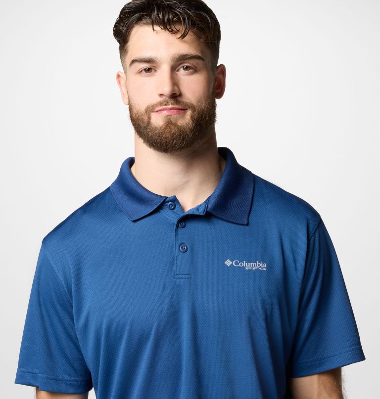 męska koszulka polo pfg solar stream – wysoka