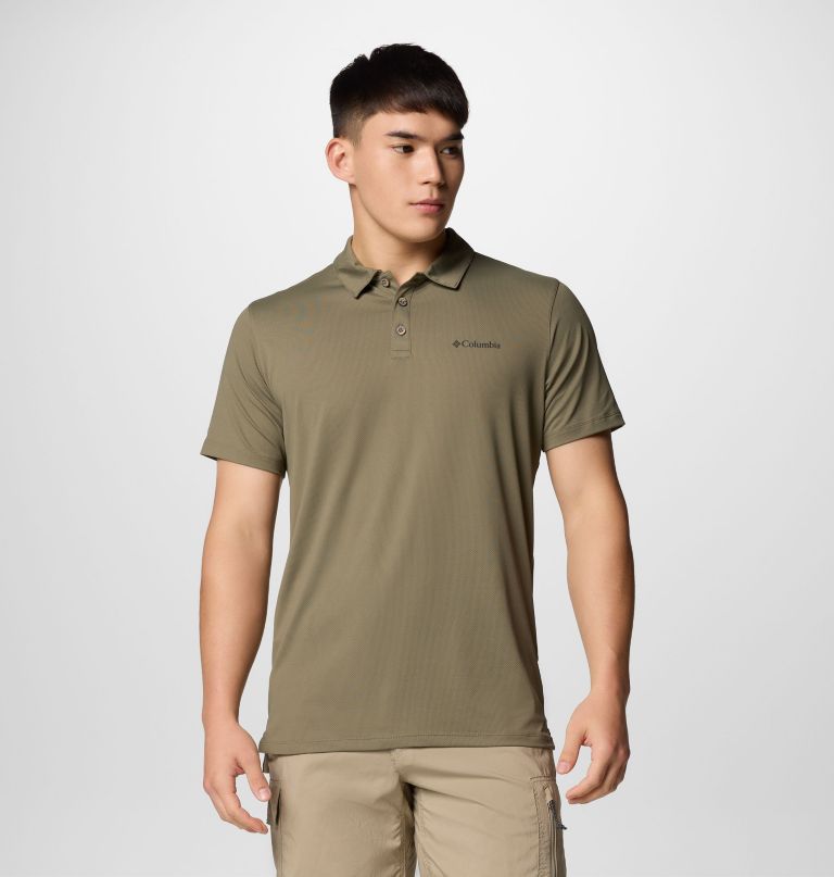 męska koszulka polo tech trail utility – wysoka