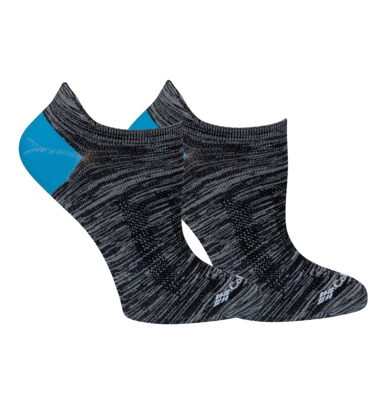 damskie lekkie skarpetki brr space dye no-show – 2 sztuki