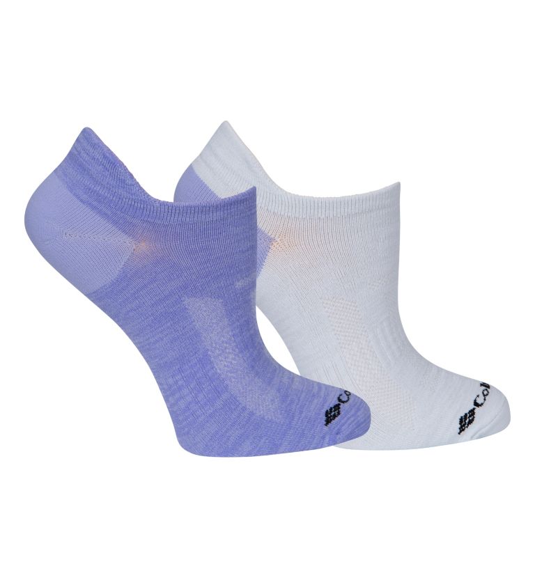damskie lekkie skarpetki brr space dye no-show – 2 sztuki