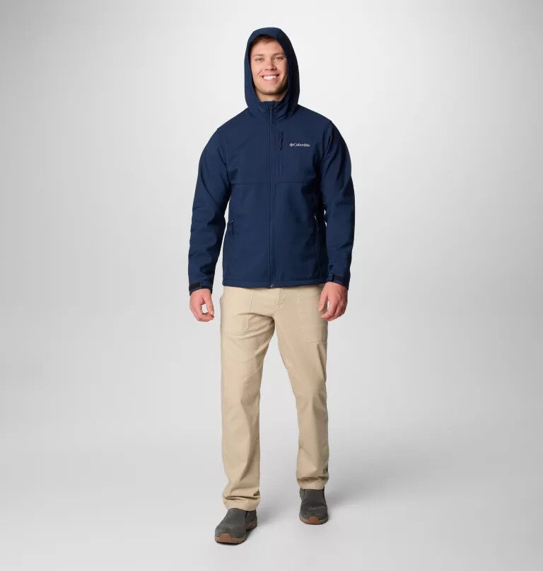 męska kurtka typu softshell z kapturem ascender ii