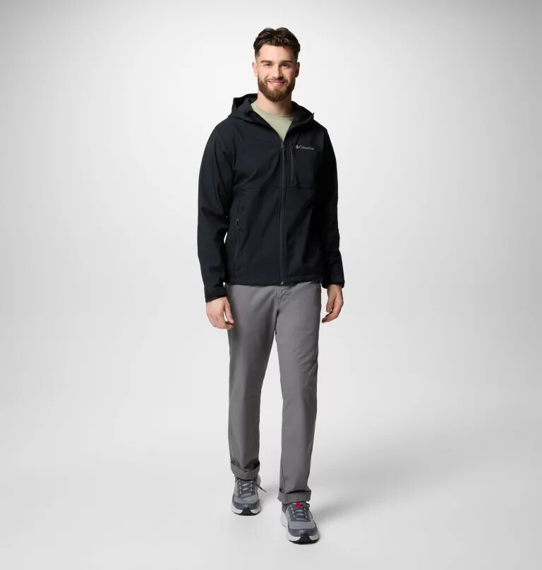 męska kurtka typu softshell z kapturem ascender ii