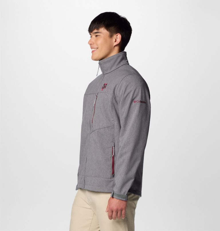męska kurtka typu softshell collegiate ascender iii – texas am
