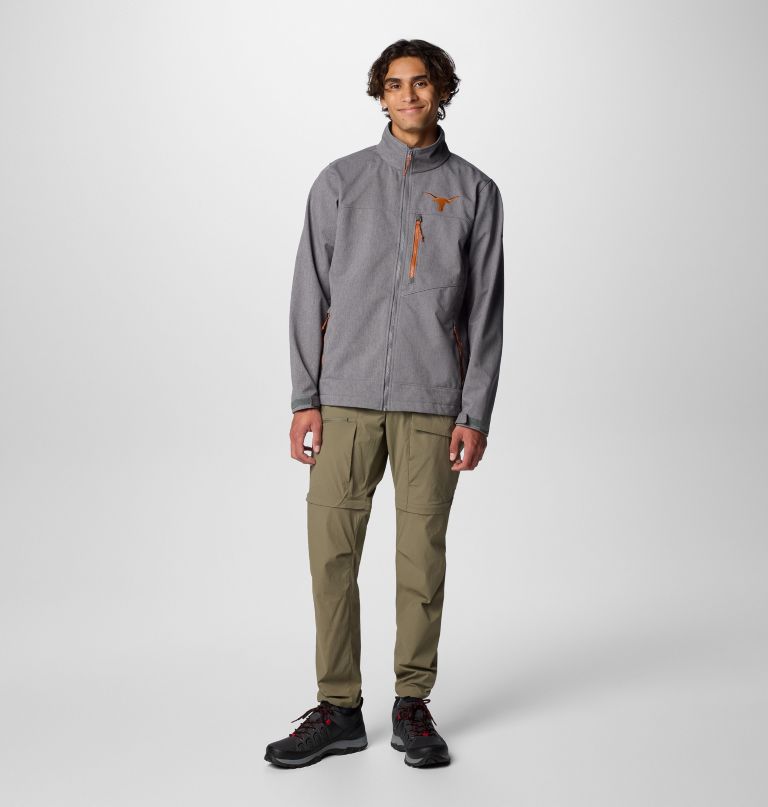 męska kurtka typu softshell collegiate ascender iii – teksas