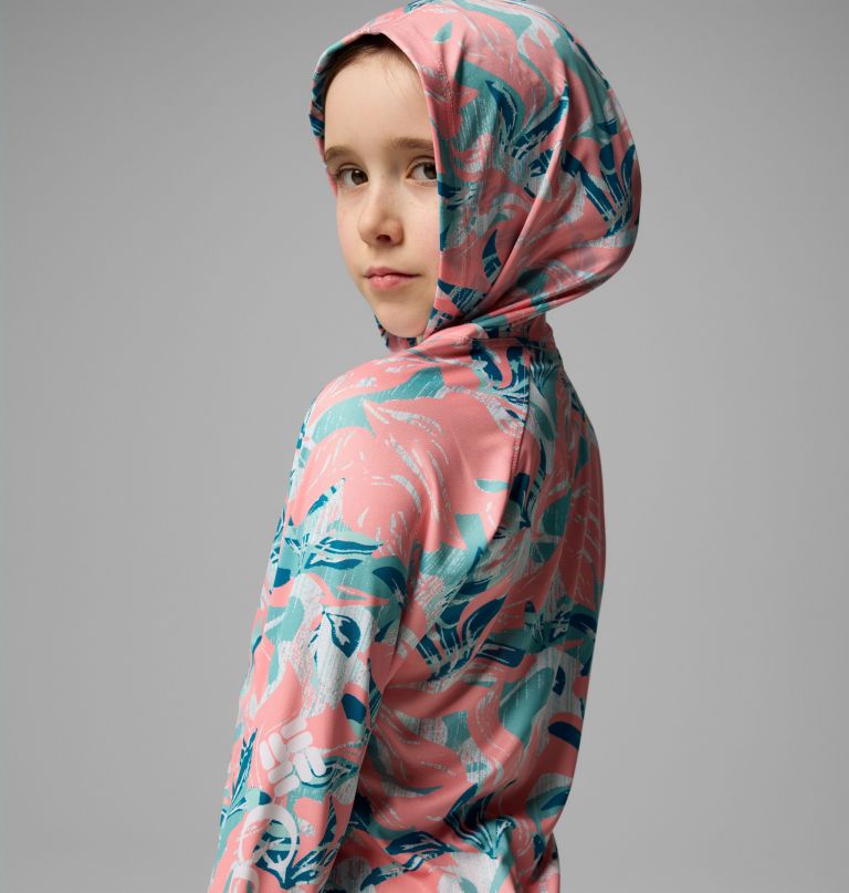 bluza z kapturem pfg super tidal dla dziewcząt