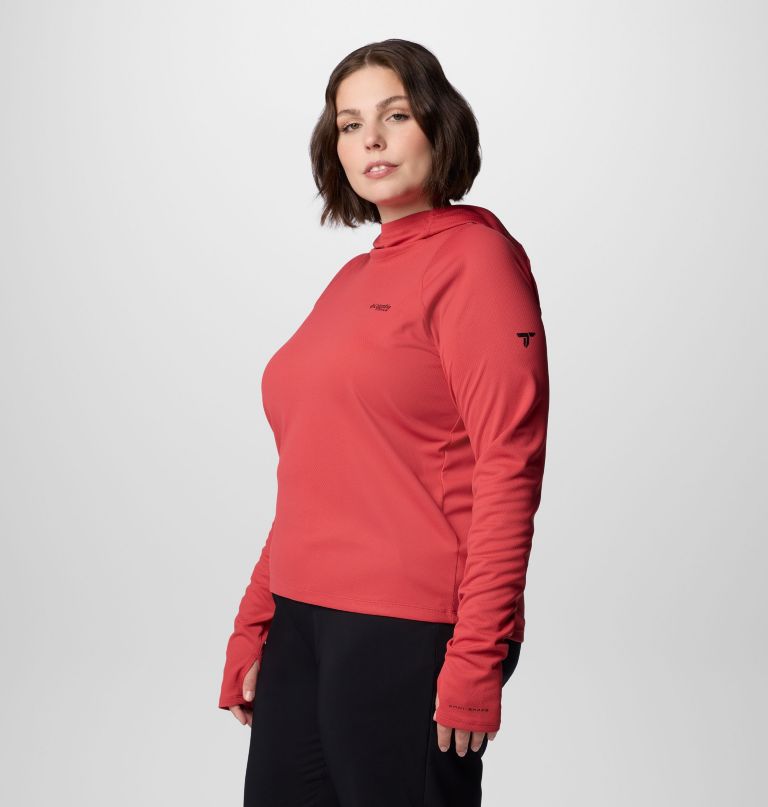 damska bluza z kapturem summit valley – rozmiar plus