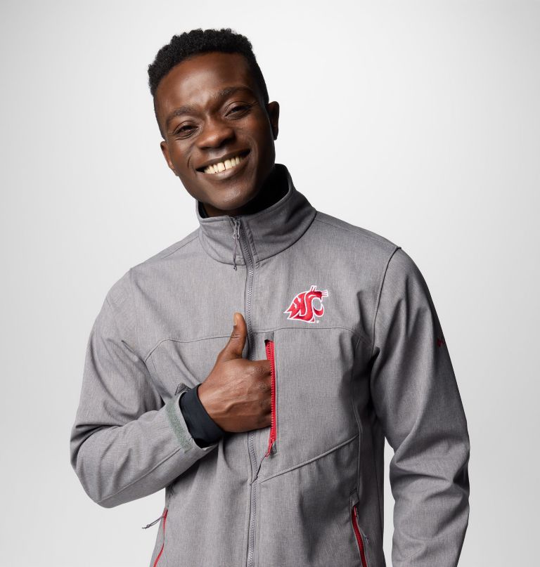 męska kurtka typu softshell collegiate ascender iii – stan waszyngton